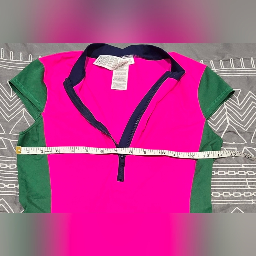 Boden Rash Guard Short Sleeve Top And Swim Shorts Swim Set Size 4 - Picture 6 of 10